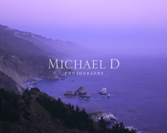 Big Sur Purple Sunset