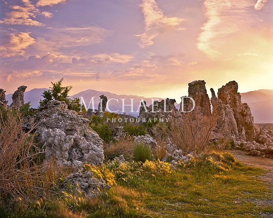Mono Lake Purple Sunset